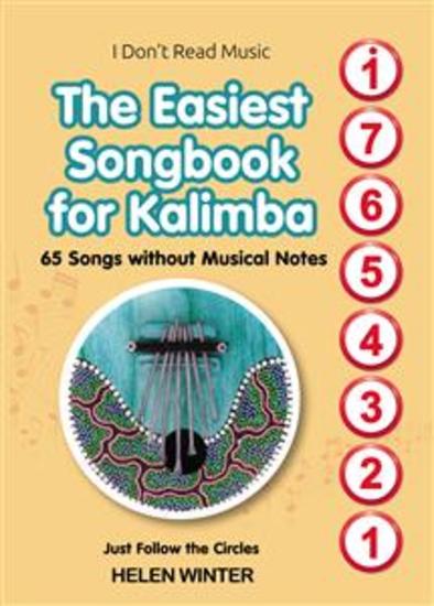 The Easiest Songbook for Kalimba 65 Songs without Musical Notes - Just Follow the Circles - cover
