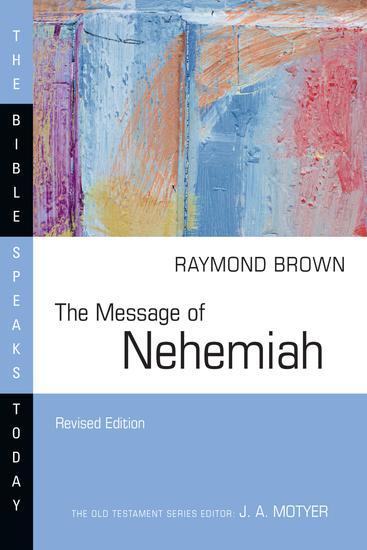 The Message of Nehemiah - cover