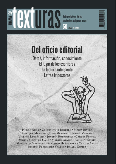 Texturas 50: Del oficio editorial - cover