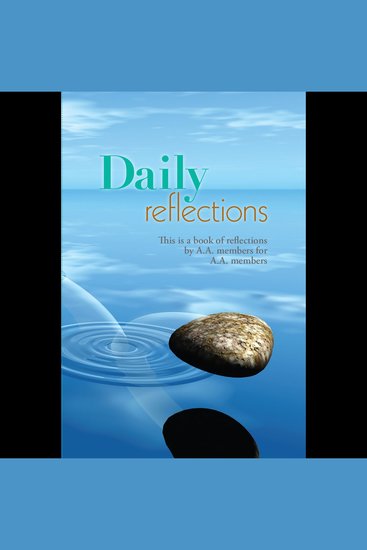 Daily Reflections - A book of reflections by AA members for AA members - cover