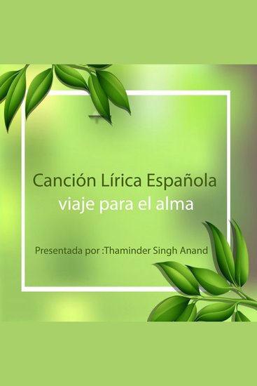 Canción Lírica Españolaespiritualidadjapji - viaje hacia la espiritualidad - cover