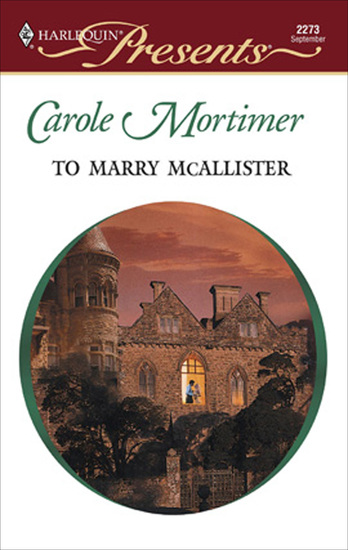 To Marry Mcallister - cover
