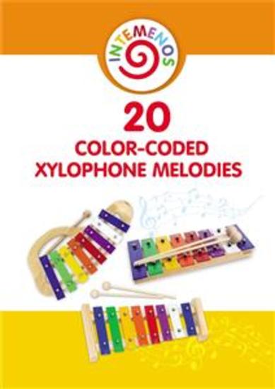 20 Color-Coded Xylophone Melodies: Letter-Coded Songbook for Children - cover
