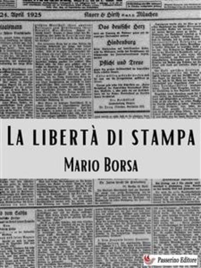 La libertà di stampa - cover