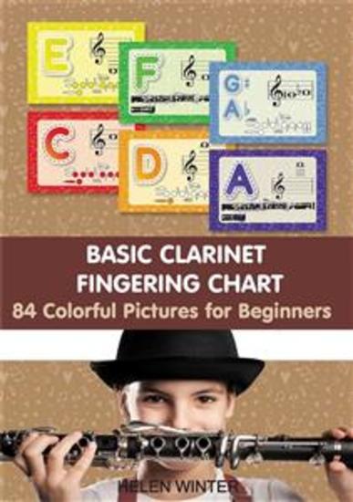 Basic Clarinet Fingering Chart: 84 Colorful Pictures for Beginners - cover