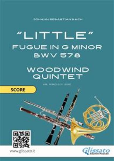 Woodwind Quintet "Little" Fugue in G minor (score) - intermediate level - cover