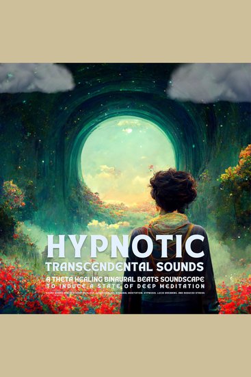 Hypnotic Transcendental Sounds - A Theta Healing Binaural Beats Soundscape To Induce A State Of Deep Meditation - Sound Waves For Restorative Sleep Sound Healing Binaural Meditation Hypnosis Lucid Dreaming And Reduced Stress - cover