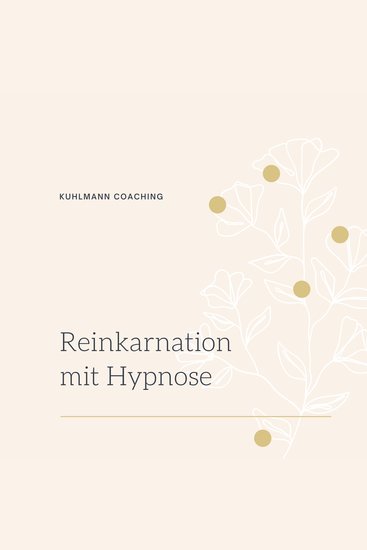 Reinkarnation mit Hypnose - cover