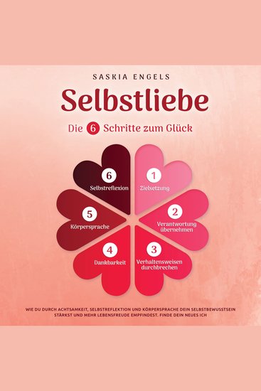 Selbstliebe – Die 6 Schritte zum Glück: Wie du durch Achtsamkeit Selbstreflektion und Körpersprache dein Selbstbewusstsein stärkst und mehr Lebensfreude empfindest Finde dein neues Ich - cover