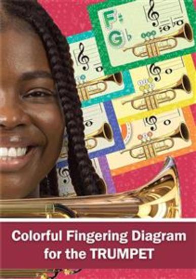 Colorful Fingering Diagram for the Trumpet: Trumpet Fingering Chart - cover