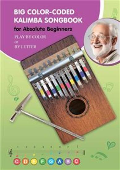 Big Color-Coded Kalimba Songbook for Absolute Beginners - Play by Color or by Letter - cover