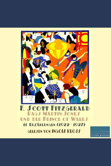 Rags Martin-Jones und der Prince of Wales - 11 Erzählungen (1922-1927) - cover