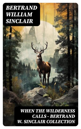 When the Wilderness Calls – Bertrand W Sinclair Collection - Raw Gold Hidden Places The Land of Frozen Suns North of Fifty-Three & more - cover