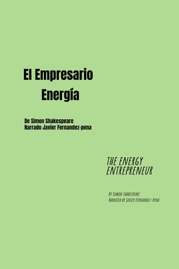 El Empresario de la Energía - The Energy Entrepreneur - cover