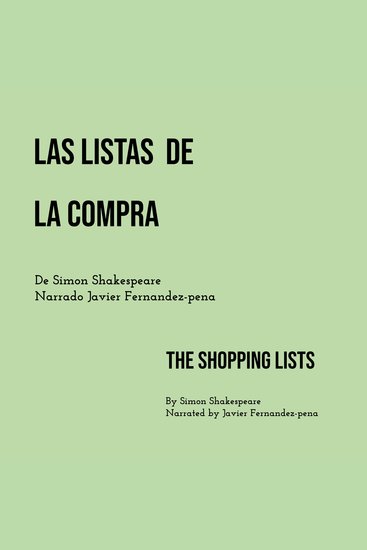 Las Listas de la Compra - The Shopping Lists - cover