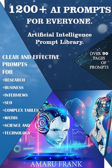 1200+ AI Prompts for Everyone - Artificial Intelligence Prompt Library - cover