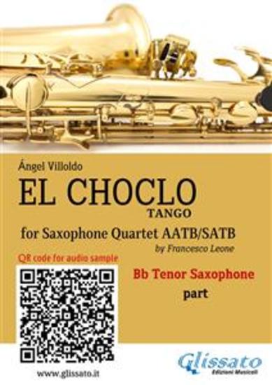 Tenor Saxophone part "El Choclo" tango for Sax Quartet - intermediate level - cover