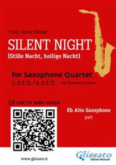 Alto Saxophone part "Silent Night" for Sax Quartet - Stille Nacht heilige Nacht - cover