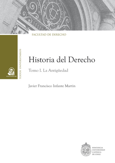 Historia del derecho - Tomo I La antigüedad - cover