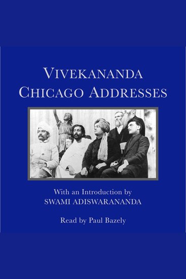 Vivekananda: Chicago Addresses - cover