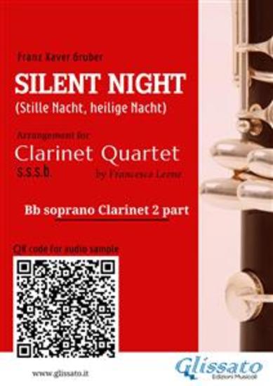 Clarinet 2 part "Silent Night" for Clarinet Quartet - Stille Nacht heilige Nacht - cover