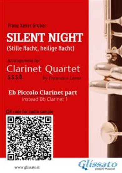 Piccolo Clarinet part (opt) "Silent Night" for Clarinet Quartet - Stille Nacht heilige Nacht - cover