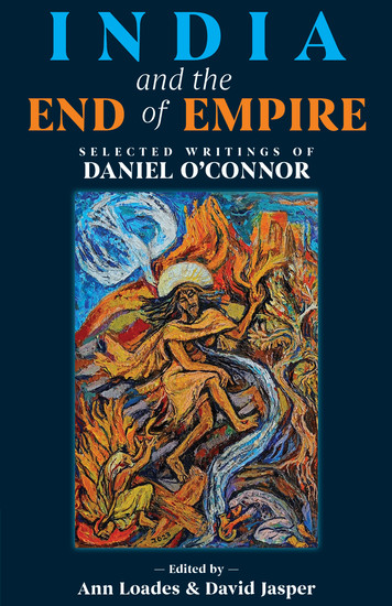 India and the End of Empire - Selected Writings of Daniel O’Connor - cover