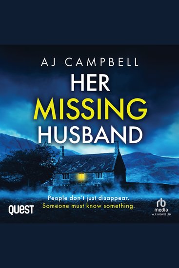 Her Missing Husband - The BRAND NEW suspense thriller with a difference - cover