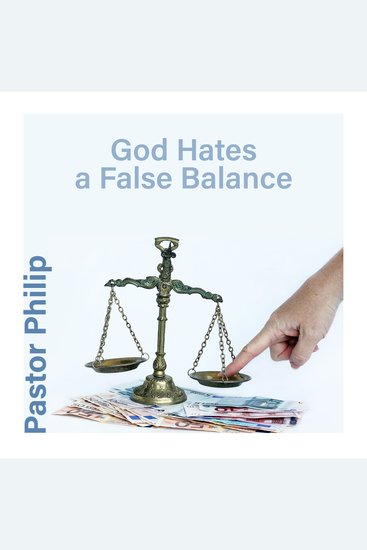 God Hates a False Balance - cover