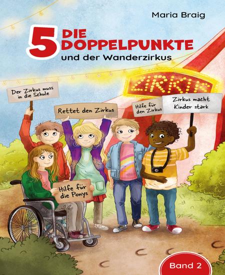 Die 5 Doppelpunkte und der Wanderzirkus - cover