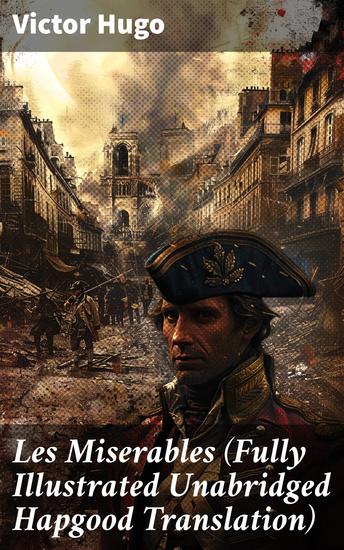 Les Miserables (Fully Illustrated Unabridged Hapgood Translation) - Epic tale of justice love and redemption in revolutionary France - cover