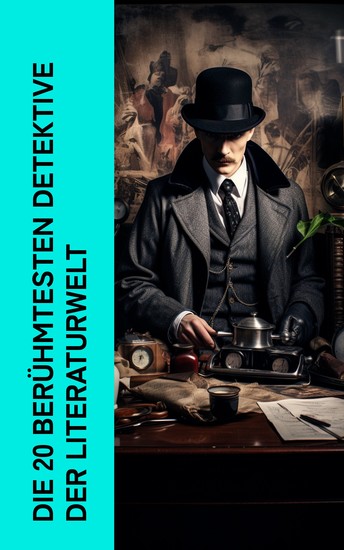 Die 20 berühmtesten Detektive der Literaturwelt - Sherlock Holmes Wachtmeister Studer Detektiv Dupin Detektiv Gryce Inspektor Lecoq Father Brown - cover