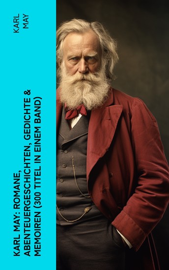 Karl May: Romane Abenteuergeschichten Gedichte & Memoiren (300 Titel in einem Band) - Winnetou + Der Schatz im Silbersee + Durch die Wüste + Der Schut + Old Surehand… - cover