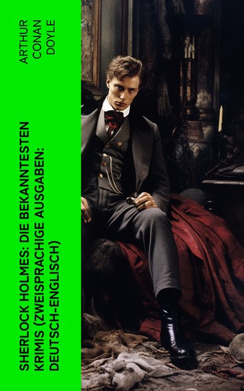 Sherlock Holmes: Die bekanntesten Krimis (Zweisprachige Ausgaben: Deutsch-Englisch) - Späte Rache + Das Zeichen der Vier + Das Tal des Grauens + 40 Detektivgeschichten - cover