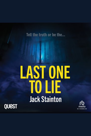 Last One to Lie - 'The Family' Psychological Thriller Trilogy Book 3 - cover