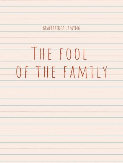 The fool of the family - cover
