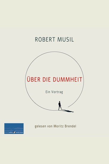 Robert Musil: Über die Dummheit - Ein Vortrag - cover