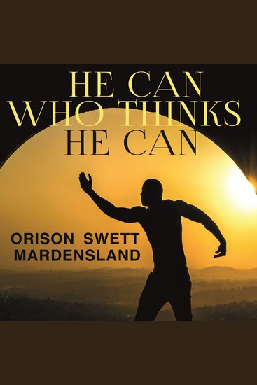 He Can Who Thinks He Can - cover
