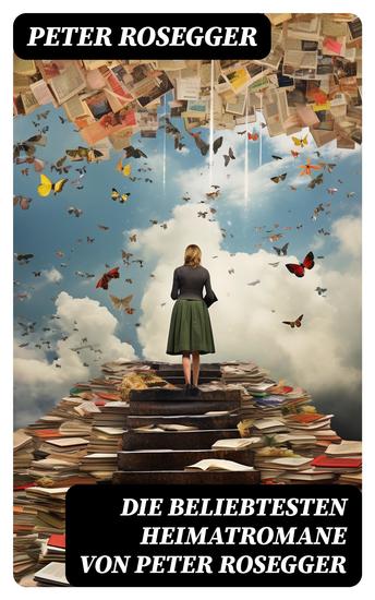 Die beliebtesten Heimatromane von Peter Rosegger - Jakob der Letzte + Die Schriften des Waldschulmeisters + Heidepeters Gabriel + Der Gottsucher - cover