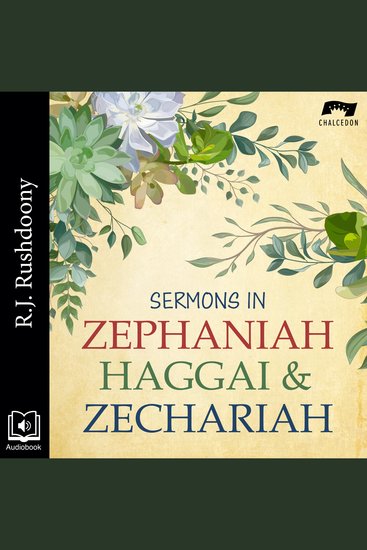 Sermons in Zephaniah Haggai and Zechariah - cover