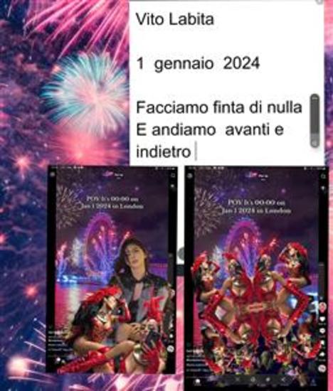 1 gennaio 2024 facciamo finta di nulla E andiamo avanti e indietro - cover