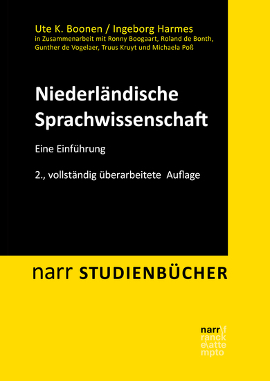 Niederländische Sprachwissenschaft - Eine Einführung - cover