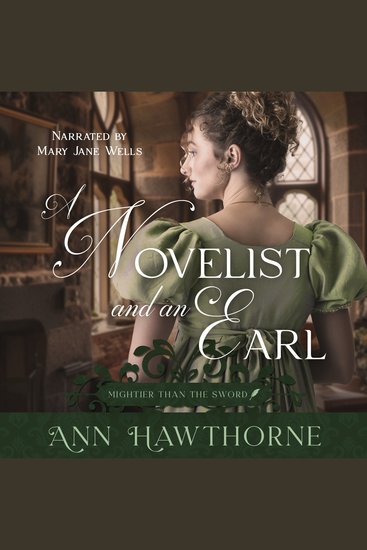 A Novelist and an Earl - A Clean Regency Romance - cover