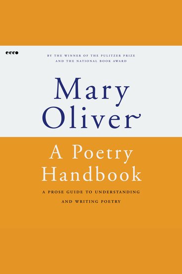 A Poetry Handbook - A Prose Guide to Understanding and Writing Poetry - cover