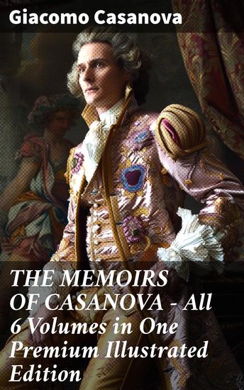 THE MEMOIRS OF CASANOVA - All 6 Volumes in One Premium Illustrated Edition - The Incredible Life of Giacomo Casanova – Lover Spy Actor Clergymen Officer & Brilliant Con Artist - cover