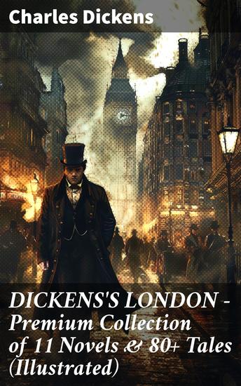 DICKENS'S LONDON - Premium Collection of 11 Novels & 80+ Tales (Illustrated) - Victorian London: A Timeless Tale Collection with Illustrations - cover