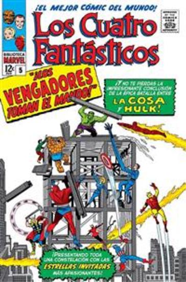 Biblioteca Marvel Los cuatro fantásticos 5 - cover