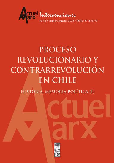 Actuel Marx N°32 Proceso revolucionario y contrarrevolución en Chile - Historia memoria política (I) - cover