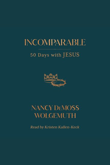 Incomparable - 50 Days with Jesus - cover