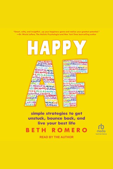 Happy AF - simple strategies to get unstuck bounce back and live your best life - cover